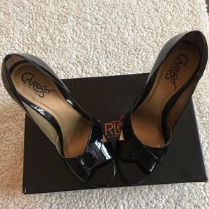 Carlos Santana | Alias Black Patent Leather heels